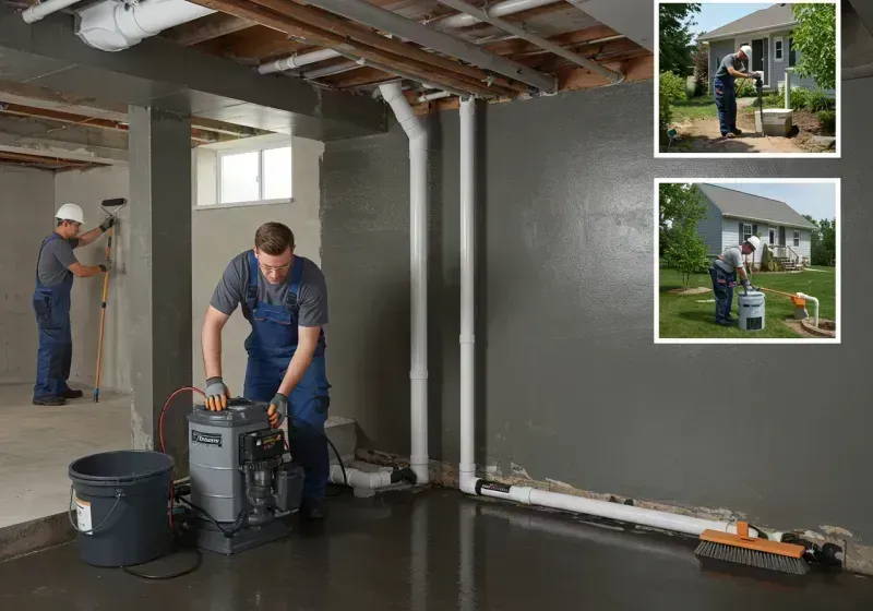 Basement Waterproofing and Flood Prevention process in Ovid, MI